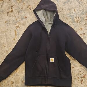 Carhartt Navy Hooded Sweatshirt